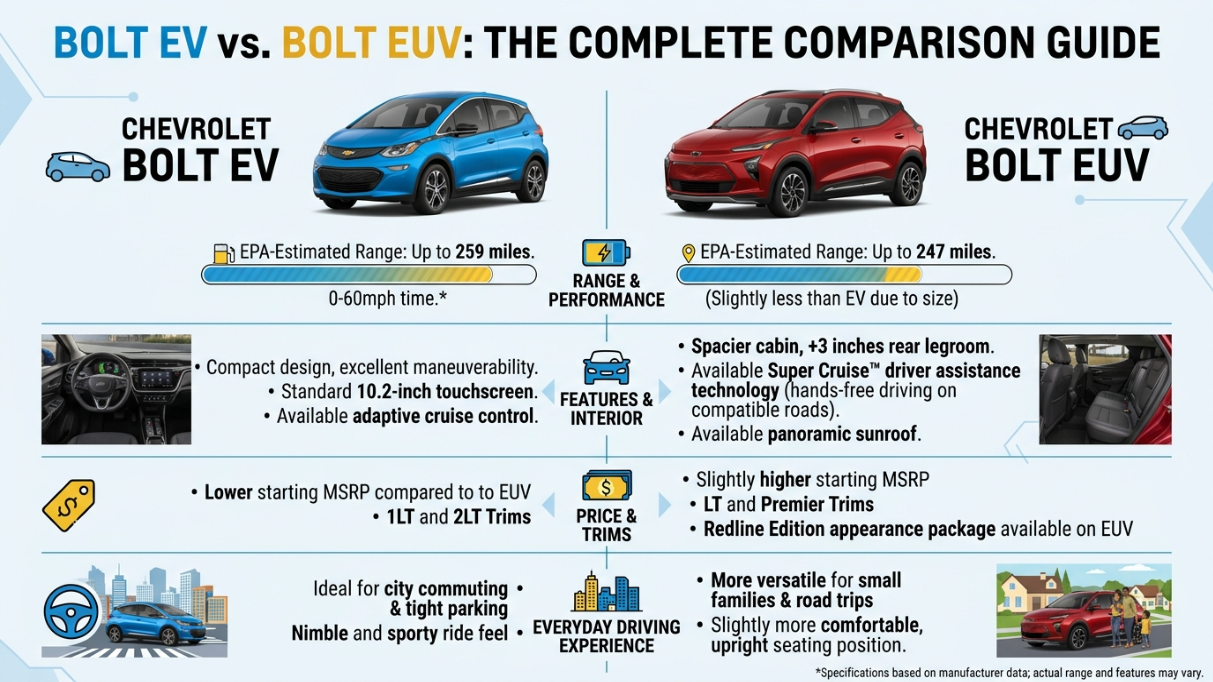 Bolt EV vs EUV